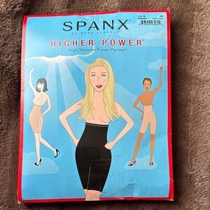 SPANX Higher Power Shapewear in Black and Nude
